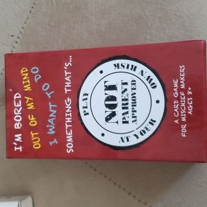 Not Parent Approved card game for family